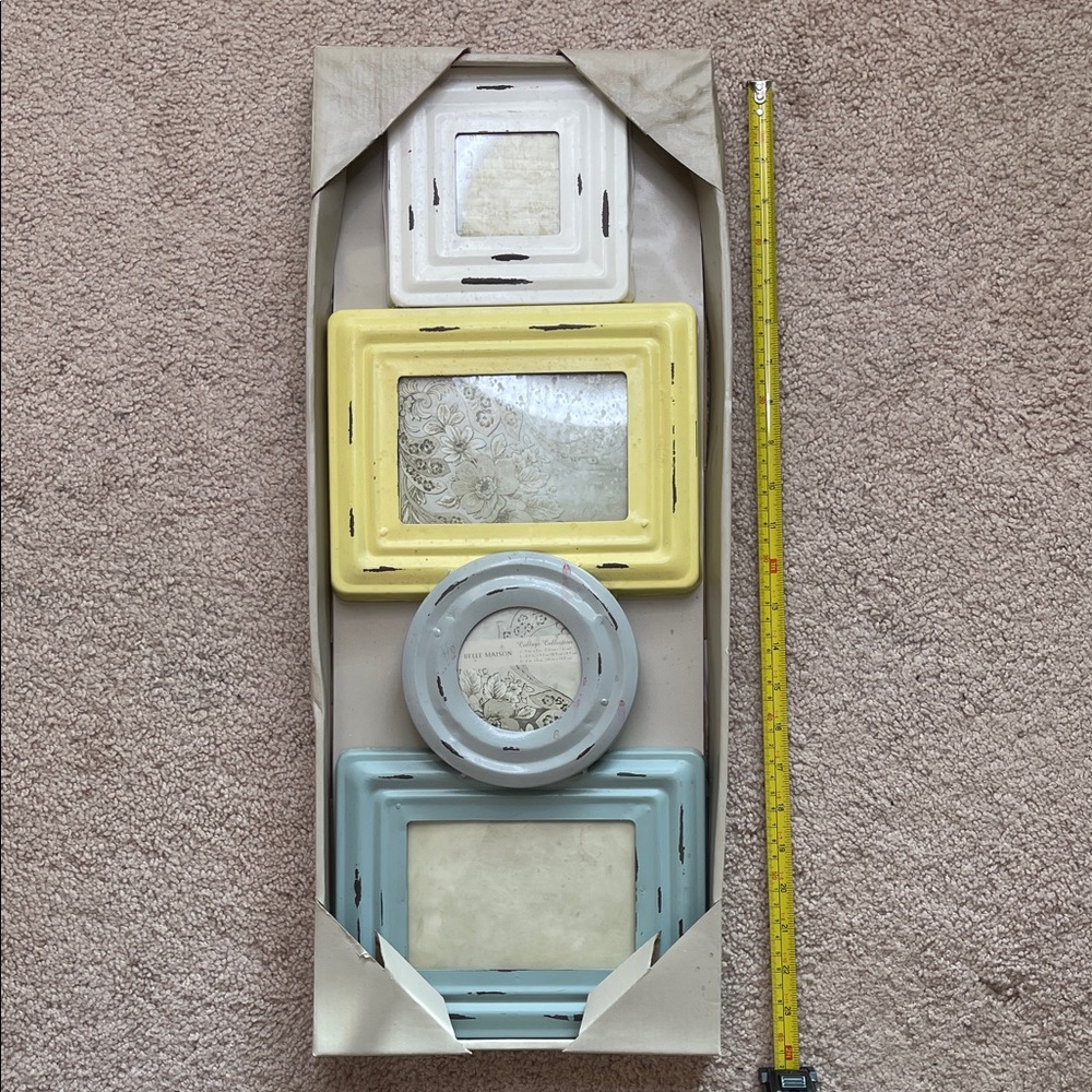NEW Bell Maison Fashion Collage Vintage-Style Photo Frame Set - Picture 5 of 7